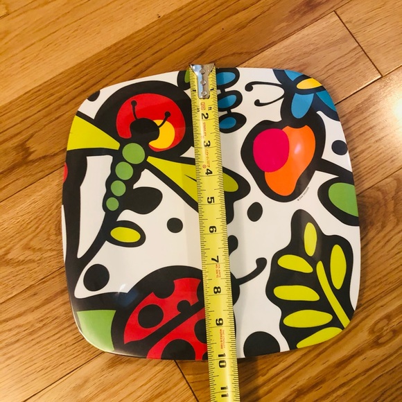 Melamine plates with insect design - Picture 9 of 9